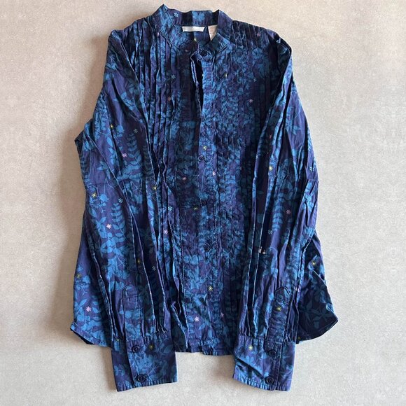 Star Print Pleated Blouse Shirt ASO Luna Lovegood - Picture 3 of 5